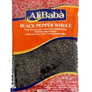 BLACK PEPPER WHOLE 100G