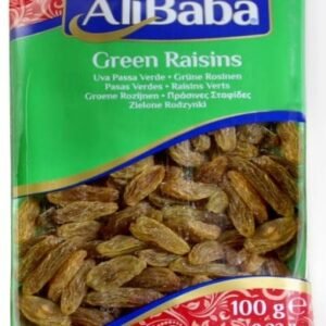 GREEN RAISINS ALIBABA 100G