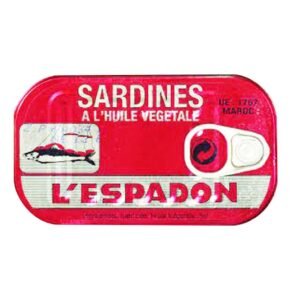 SARDINES LESPADON VEGETABLE 125G
